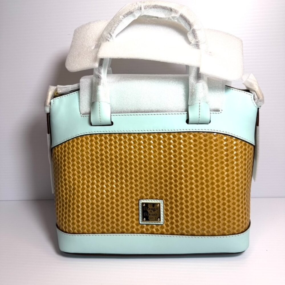 Dooney & Bourke Pale Blue Domed Satchel New Wrapped with Tags
